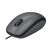 LOGITECH Mouse, wired, optical, standard size, USB, LOGITECH "M100", black 31569181