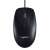 LOGITECH Mouse, wired, optical, standard size, USB, LOGITECH "M100", black 31569181