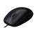 LOGITECH Mouse, wired, optical, standard size, USB, LOGITECH "M100", black 31569181