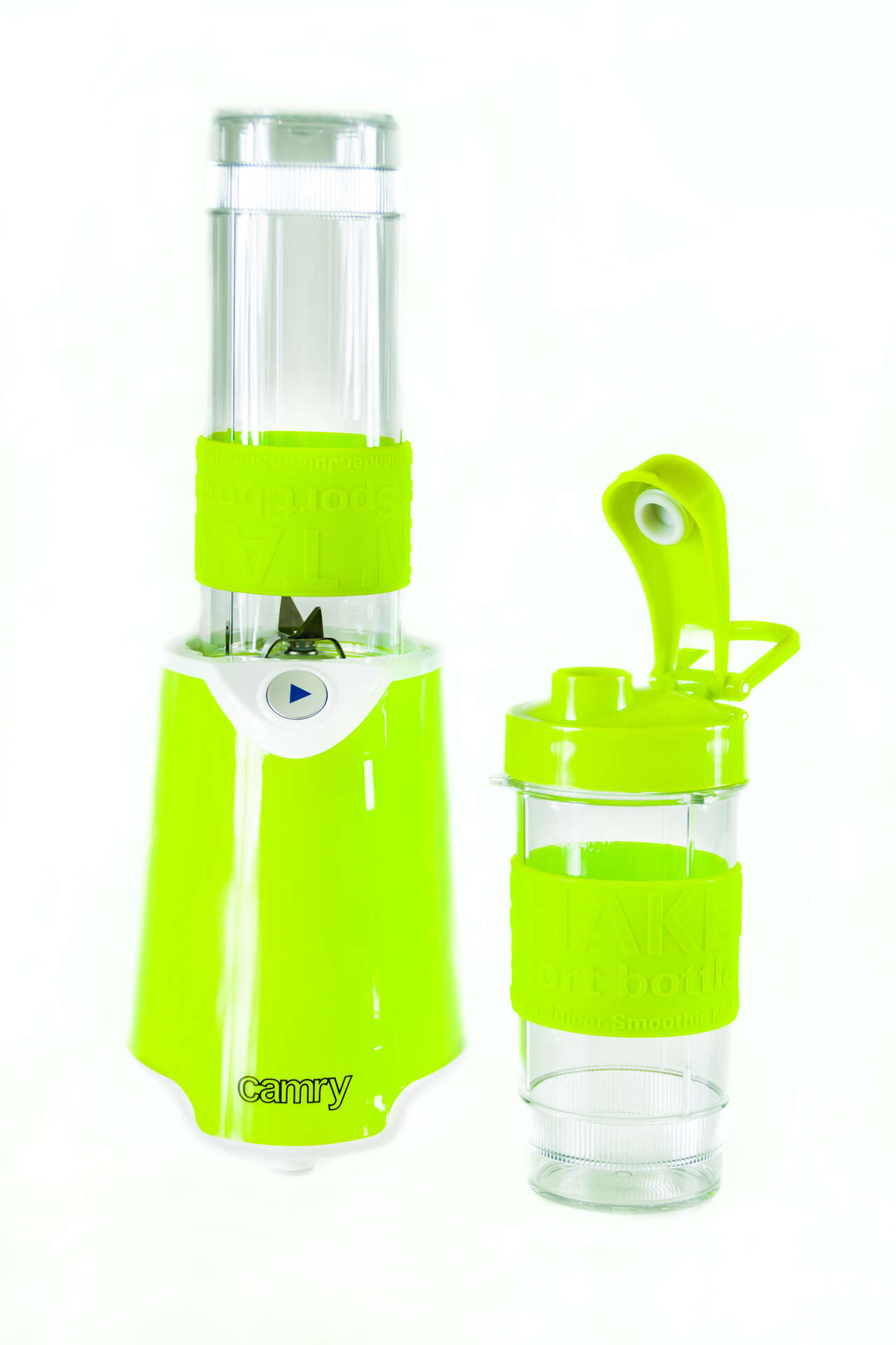 Mini Blender Smoothie Camry CR 4069, 500 W, 1 viteza, 2 recipiente ,0.6 l,0,47I ,verde