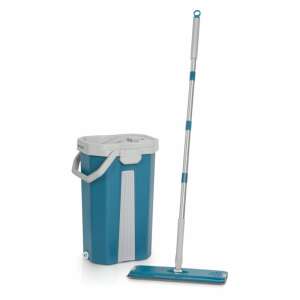 Bewello MOP Mop set with microfibre cloth and bucket #turquoise