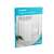 Bewello heated towel rail packaging, white, 5 bars, wall mounted, bathroom