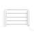 Bewello electric heated towel rail, white, 5 bars, wall mounted, bathroom