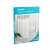 Bewello heated towel rail packaging, white, 5 bars, wall mounted, bathroom