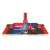 Vileda DuActiva 2 in 1 Broom with Dustpan, red and black, angled view