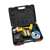 Flinke FK-8027 48V cordless angle grinder with 2 batteries and carrying case