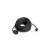 Delight 10 meter black extension cord with CEE 7/7 plug and CEE 7/4 socket