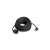10 meter black extension cord with CEE 7/7 plug and CEE 7/4 socket