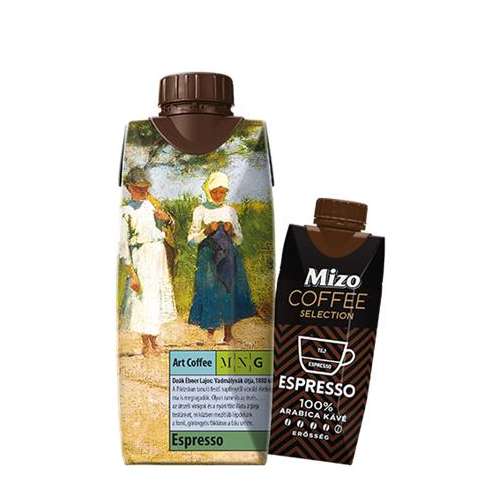 MIZO Kaffe Auswahl, Espresso, UHT, fettarm, in wiederverschließbaren Dose, 0,33 l, MIZO 31611354