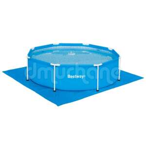 Pânză de sol pentru piscină Bestway 58000 sub o piscină cu cadru metalic - Bestway