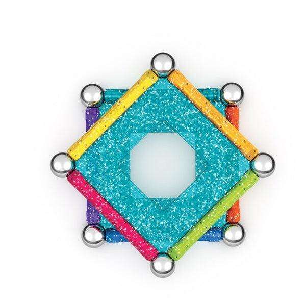 Geomag Glitter Mágneses Építőjáték - 22 db