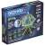 Geomag Glow 42 piece magnetic construction toy set, glow in the dark magnetic rods, 100% recycled plastic, Swiss made