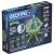 Geomag Glow 42 piece magnetic construction toy set, glow in the dark magnetic rods, 100% recycled plastic, Swiss made