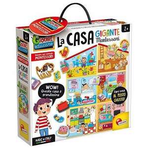 Lisciani Montessori Mój Dom Gra Gigantyczna, edukacyjna zabawka dla dzieci - Lisciani