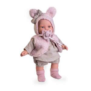 Antonio Juan Sound-Baby Puppe, 27 cm, rosa Kapuze, weint, wenn der Schnuller entfernt wird, realistische Haut, weiche Vinyl-Gliedmaßen, ab 3 Jahren - Antonio Juan Baba