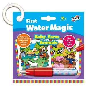 Интерактивна играчка-картичка Water Magic Животни от ферма Galt, 18 x 18 см, 6 изображения, 18 месеца+ 58864252