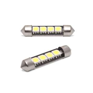 LED Canbus bulb, 3W, Sofit 39mm, 72 lumen, 4 SMD LEDs - Light & Indicator