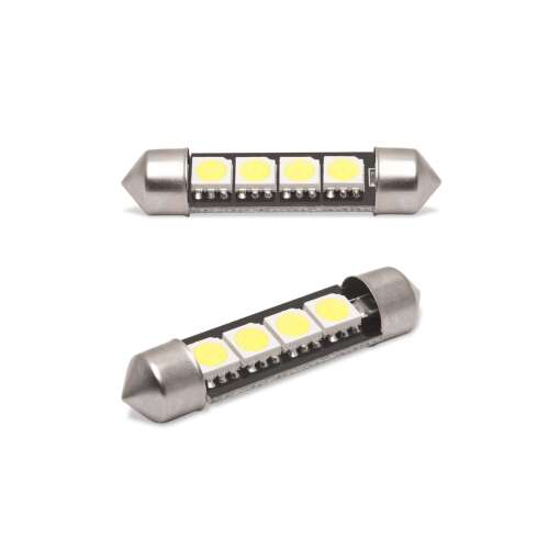 LED Canbus bulb, 3W, Sofit 39mm, 72 lumen, 4 SMD LEDs