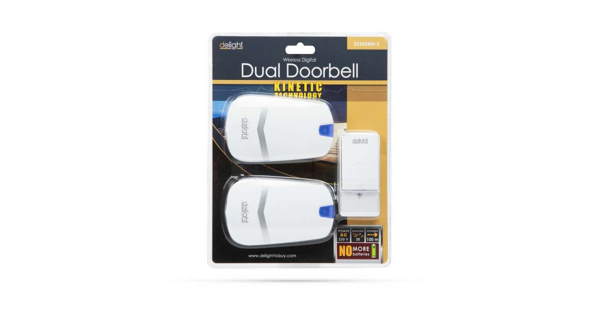 EZVIZ DP2 indoor doorbell with digital display (CS-DP2-A0-6E2WPFBS)