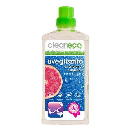 CLEANECO Általános felület- és üvegtisztítószer, organikus, 1 l, CLEANECO