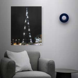 LED Fali Kép - Burj Khalifa - 38x48 cm