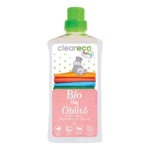 Cleaneco Bio Baby Öblítő, 1 liter, hipoallergén, érzékeny bőrre, kíméletes a baba ruhákhoz - Cleaneco