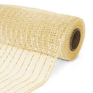 Gold Glitzer-Mesh-Rolle, 4,5m x 15cm, Weihnachtsdekoration - Kunst & Hobby