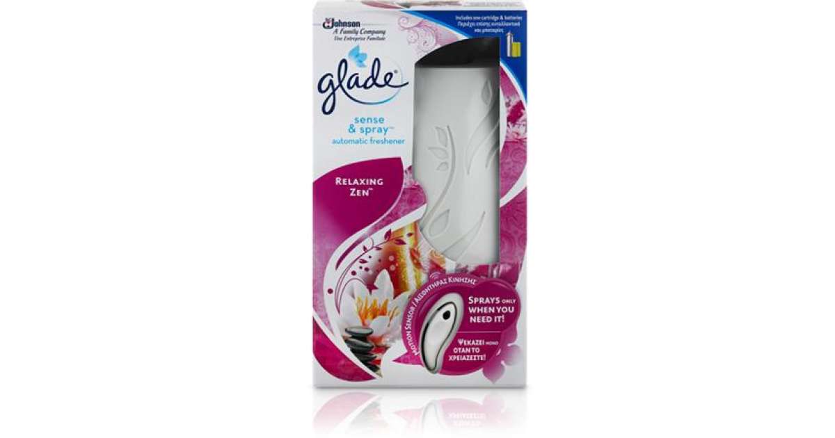 Glade Spray Automatique Air Freshener Starter Kit Relaxing Zen 269