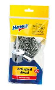HEWA Spălător metalic spiralat, 2 buc, HEWA 31569598 Bureti pentru bucatarie