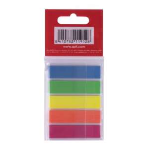 Etichetă de marcare APLI, plastic, 5x25 coli, 12x45 mm, APLI, 5 culori 48259270 Etichete de marcat