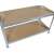 Top view of the MT Malatec metal shelf, 150x75x30 cm, 4 shelves, steel frame, maximum 700 kg