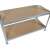 Top view of the MT Malatec metal shelf, 150x75x30 cm, 4 shelves, steel frame, maximum 700 kg
