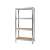 MT Malatec heavy-duty shelving unit, 4 shelves, steel frame