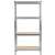 MT Malatec 4-Tier Steel Shelf, 150x75x30 cm, for garage, warehouse