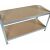 MT Malatec 2-tier workbench with steel frame and MDF shelves