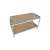 MT Malatec metal shelf, 2 shelves, steel frame, garage storage