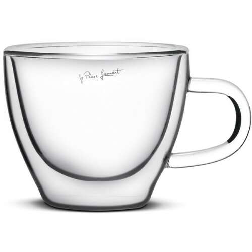 Lamart LT9026 double-walled glass mug, 190ml capacity
