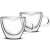 Lamart LT9026 double-walled glass mugs set, 2 pieces, 190ml capacity