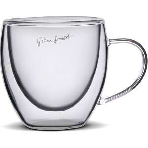 Lamart LT9025 double-walled glass mug, 75 ml, clear, by Pierre Lamart - Double-walled glass
