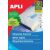 APLI Universal Labels 210x148 mm, 200 labels per pack, white A4 printer labels for inkjet, laser and copier