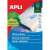 APLI Eco-Labels white labels, A4 sheet, 100 labels, compatible with inkjet and laser printers