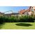 Funfit Premium Tiltable Garden Parasol with Steel Frame and Crank 3.5m #grey 127420072