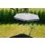 Funfit Premium Tiltable Garden Parasol with Steel Frame and Crank 3.5m #grey 127420072