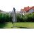 Funfit Premium Tiltable Garden Parasol with Steel Frame and Crank 3.5m #grey 127420072