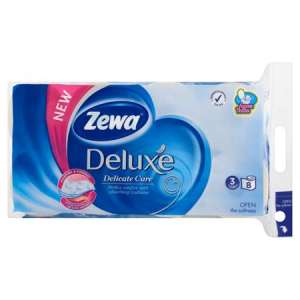 Zewa Deluxe 3 Lagen Toilettenpapier 8 Rollen 31570170 Toilettenpapier