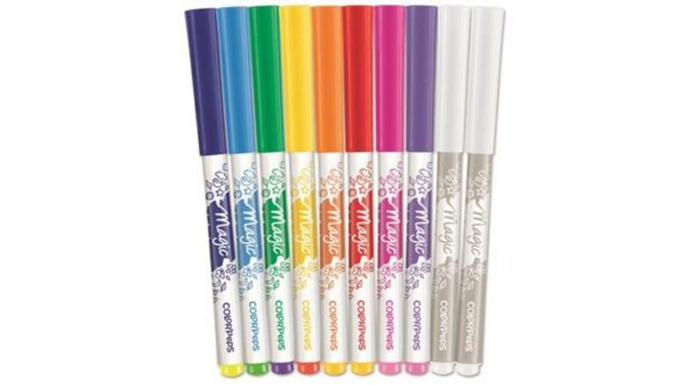MAPED Felt-tip pen set, 3.6 mm, MAPED "Color`Peps Magic", 8+2 different colours