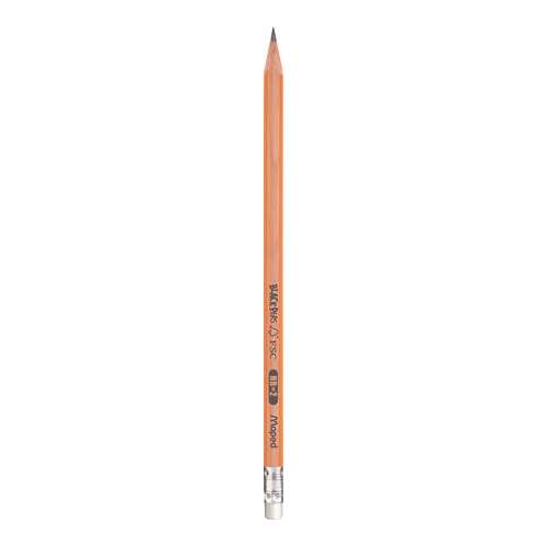 MAPED Black`Peps HB #2 pencil, triangular, with eraser