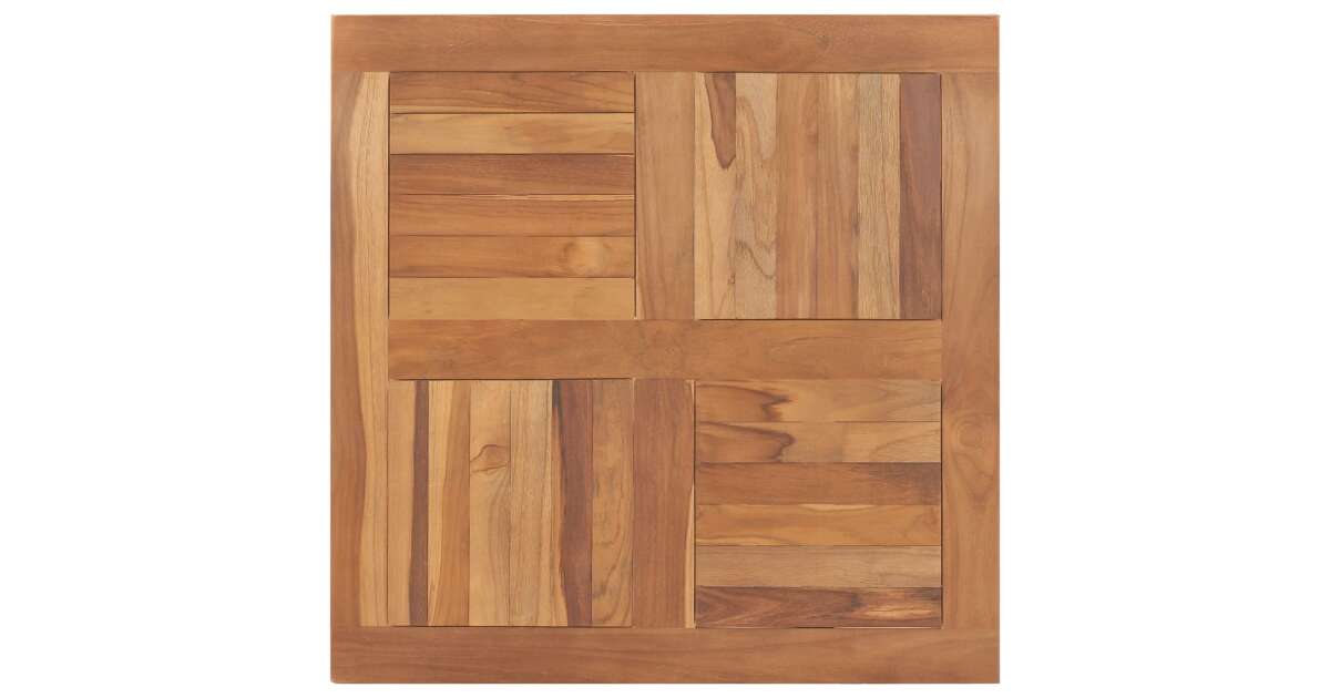 Teakfa Asztallap - 80x80 cm | Pepita.hu