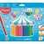 Set od 24 bojica u boji Maped Color' Peps Jumbo, 24 boja, za djecu, trokutne, debele, otporne na lomljenje, mekana olovka