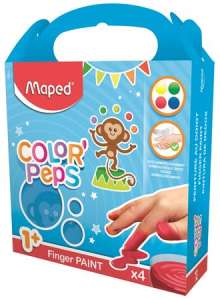 Maped Fingerfarben-Set 4stk. 31570295 Kreative Spiele & Förderspiele